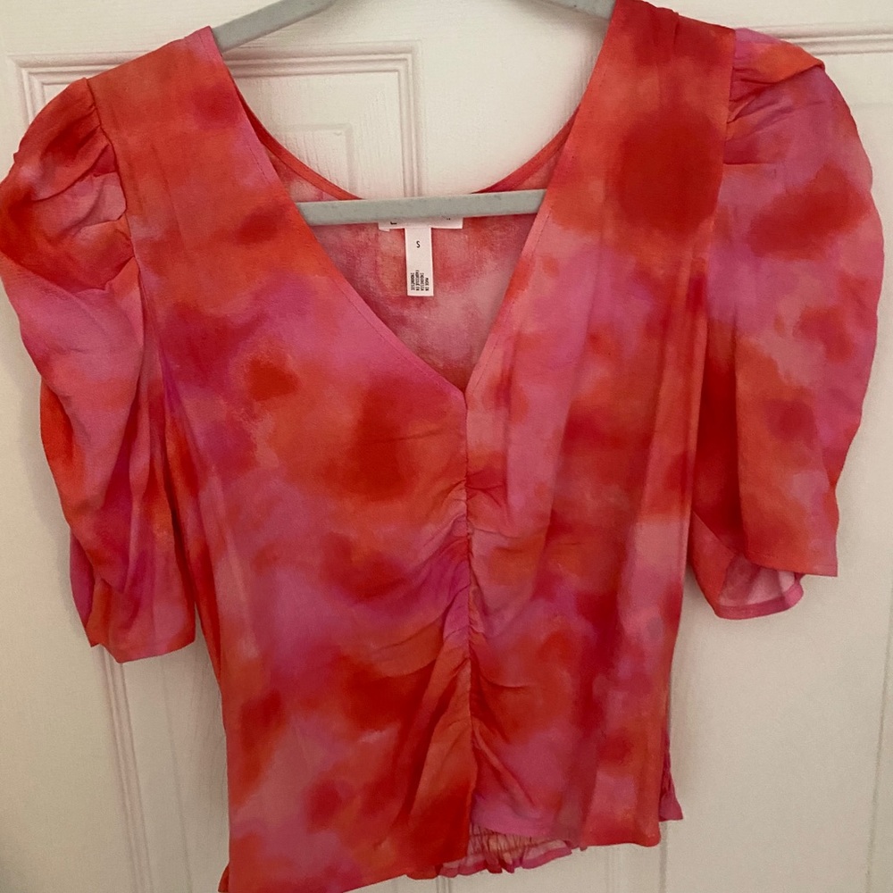 Tie dye blouse from Nordstrom